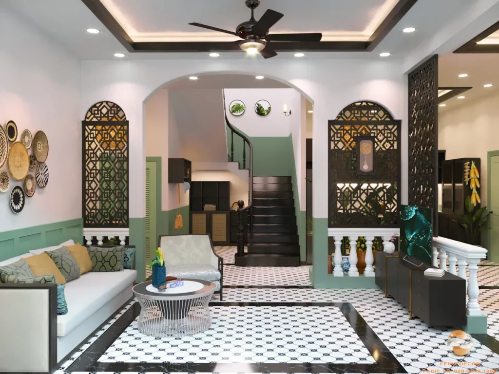 Thiết kế nhà phong cách Đông Dương