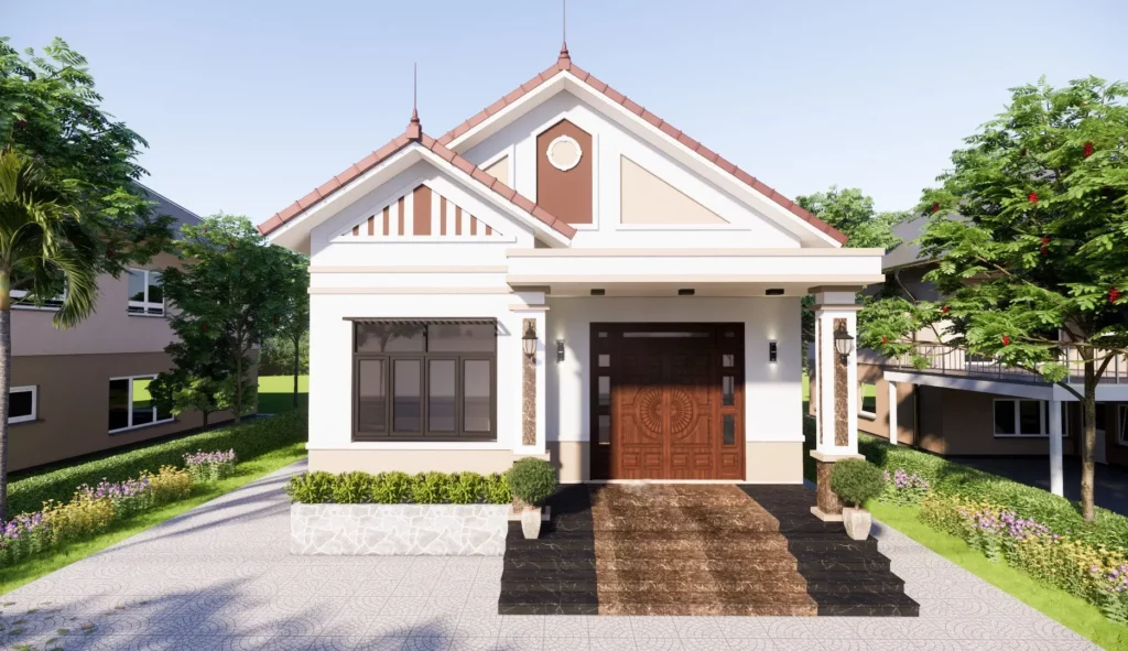 Nhà 1 tầng mái Thái đang là xu hướng