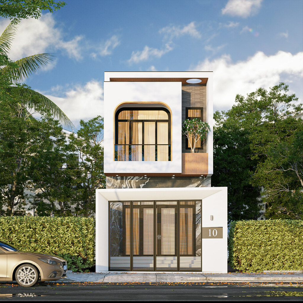 Nhà 2 tầng luôn là sự lựa chọn lí tưởng cho các cặp vợ chồng trẻ