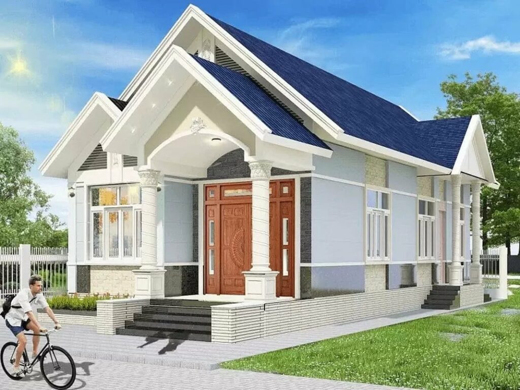Một trong những dáng nhà được ưa chuộng hiện nay